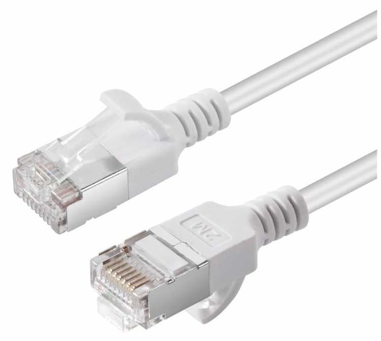 MicroConnect CAT6A U-FTP Slim, LSZH, 0.15m