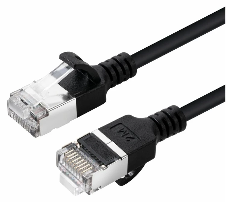 MicroConnect CAT6A U-FTP Slim, LSZH, 1m