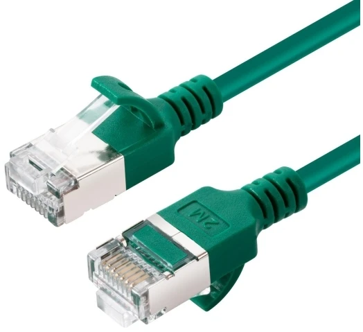 MicroConnect CAT6A U-FTP Slim, LSZH, 1m