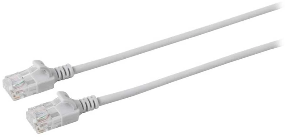 MicroConnect U/UTP CAT6 0.5M Juodas Slim