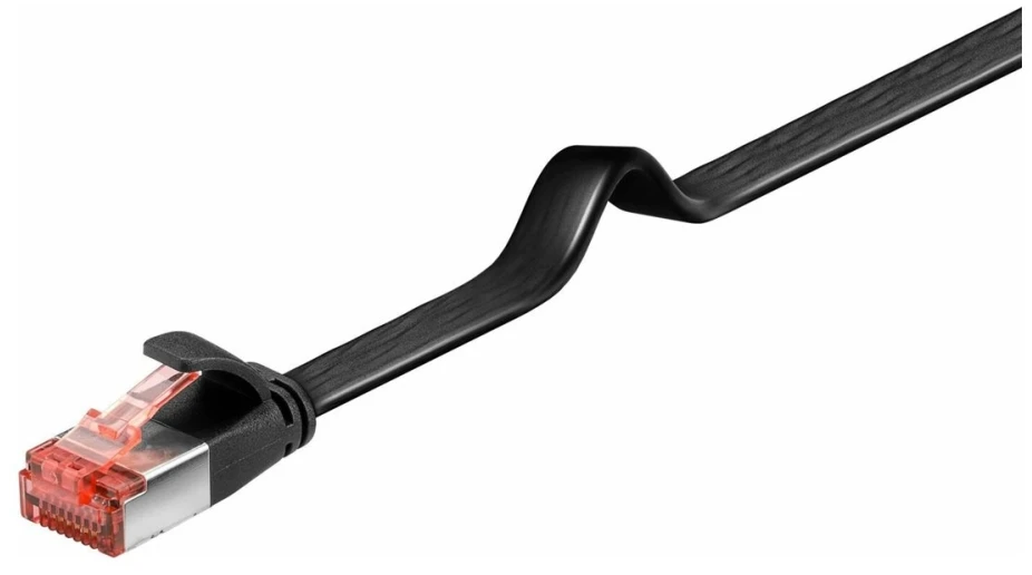 „Microconnect V-UTP6015S-FLAT“, 1,5 m, Cat6, U/UTP (UTP), RJ-45, RJ-45, juodas