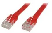 MicroConnect RJ-45/RJ-45 kat.6 1m Raudona (V-UTP601R-FLAT)