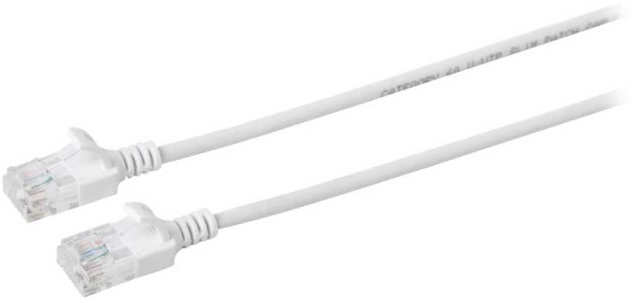 MicroConnect U/UTP CAT6A Slim 3M Baltas