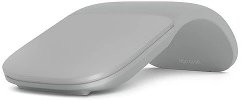Microsoft ARC TOUCH JUTIKLINĖ PELĖ SU „BLUETOOTH PERP“, skirta abiem rankoms, „Mėlyna Trace“, „Bluetooth“, 1000 DPI, pilka