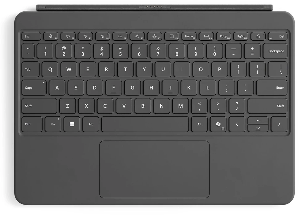 „Microsoft Surface Pro“ 12 colių klaviatūra, Šiaurės šalių, jutiklinė planšetė, mechaninė, „Microsoft“, „Surface Pro“ 12 colių, juoda