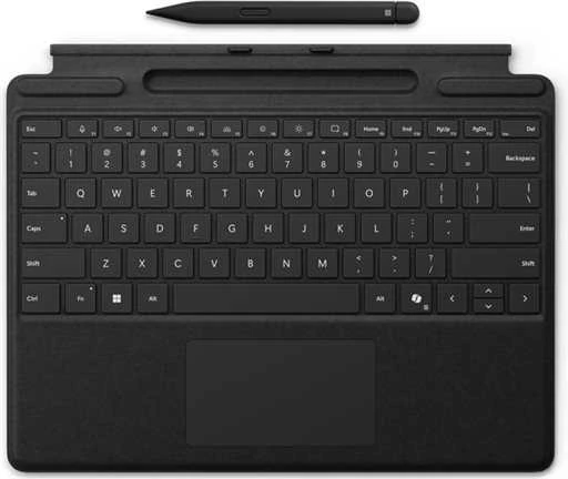 Microsoft Surface Pro Keyboard and Slim Pen, Juodas