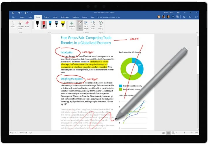 Microsoft „Surface“ rašiklis, planšetinis kompiuteris, Microsoft, platininis, „Surface Studio“, „Surface Nešiojamas kompiuteris“, „Surface Book 2“, „Surface Book“, „Surface Pro1“, „Surface Pro 4“, „Surface Pro 3...“, AAAA, stačiakampis