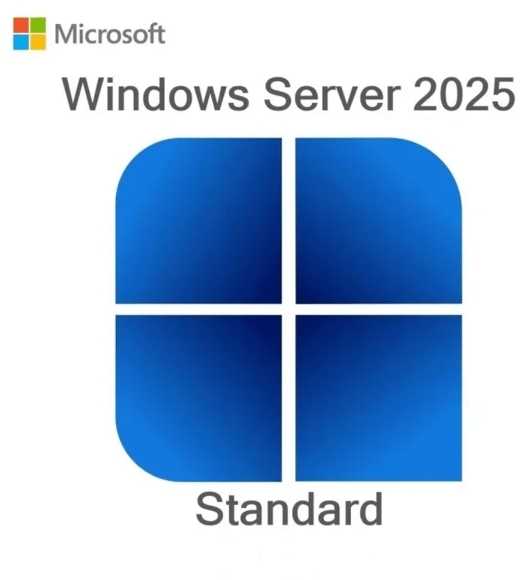 „Microsoft Windows Server 2025 Standard“ 64 bitų 16 branduolių PL OEM
