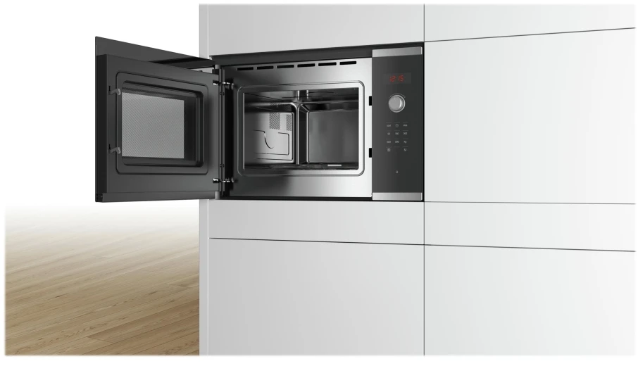 Mikrobangų krosnelė Cooker microwave BOSCH BFL553MS0 (900W, 25l, juodos spalvos)
