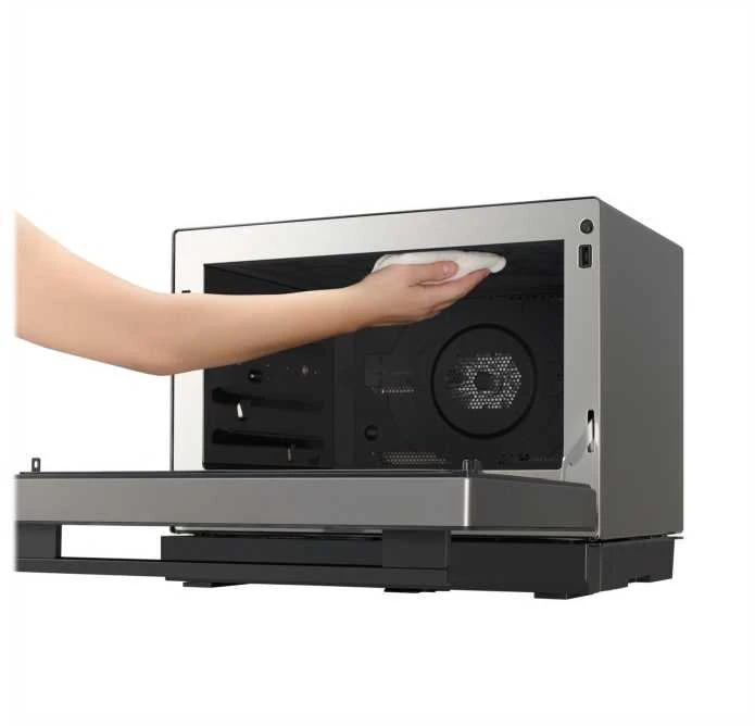 Mikrobangų krosnelė su kepsininės funkcija Panasonic NNCS88LBEPG, 1000 W, 31 l, Juoda