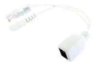 MIKROTIK RBPOE FastEth PoE adapteris su ekranuotomis jungtimis palaiko 10-28V PoE