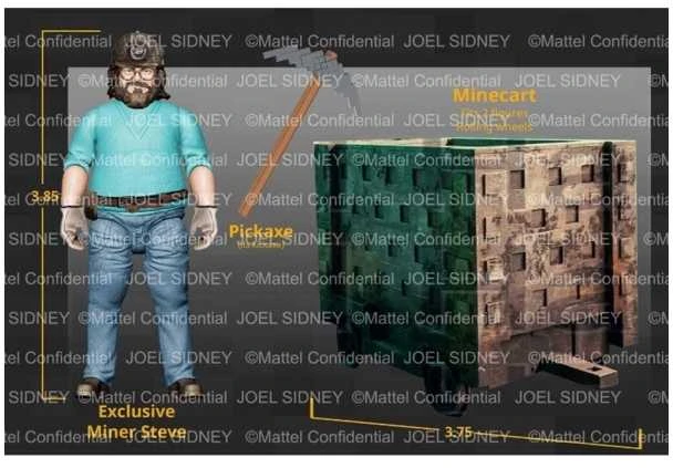 Mattel Minecraft - Steve'o ir kasyklų vežimėlio filmas (JGP20)