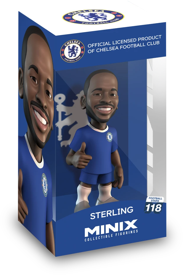Kolekcinė Figūrėlė - MINIX Chelsea FC Raheem Sterling 12 cm
