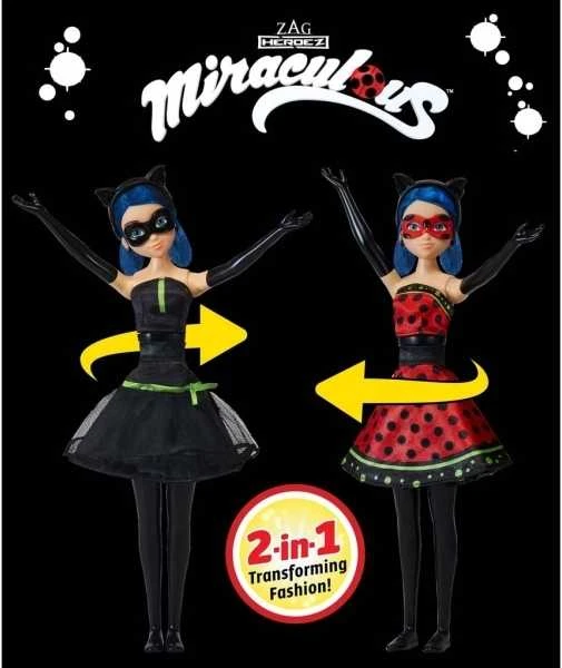 Miraculous Stebuklinga „Lėlė Hero Switch Ladybug Fashion Doll“, 50414