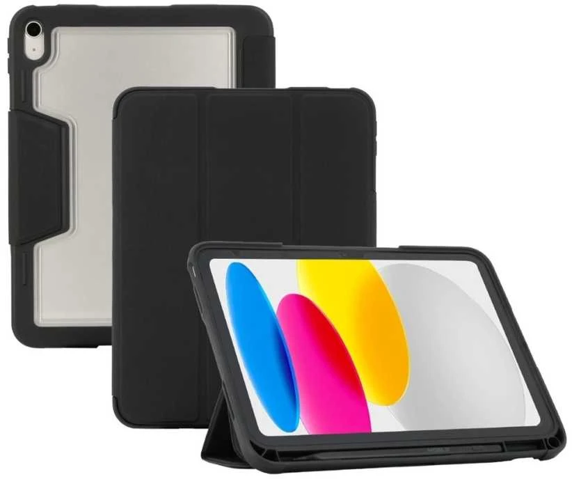 Dėklas na tablet Mobilis Mobilis 062006 etui na tablet 27,9 cm (11'') Dėklas su klapką Juodas, Permatomas