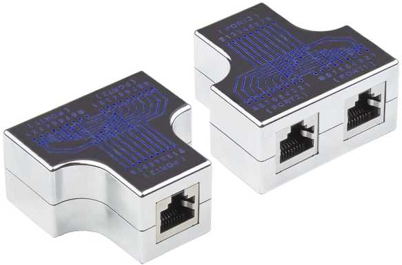 GoodConnections Geri ryšiai Geri ryšiai Modulinis T-adapteris RJ45