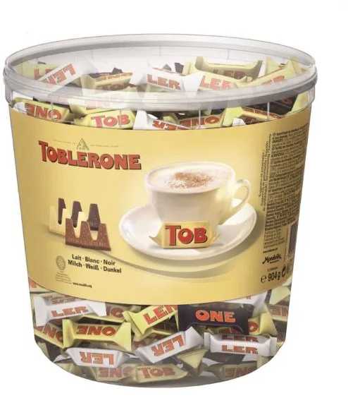 Toblerone Tiny Mix šokoladas 904 g, apie 113 vnt.