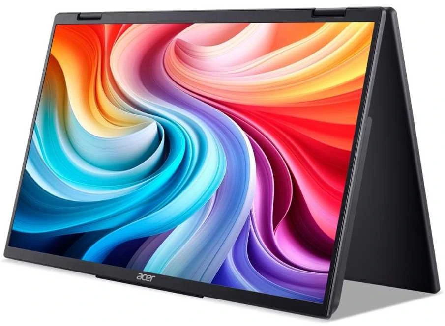 Monitorius Acer | PD163QBMIUUX PD3 Series | 16 " | IPS | 16:9 | 60 Hz | 8 ms | 1920 x 1080 pikselių | 250 cd/m² | HDMI jungtys quantity 1 | Juodas