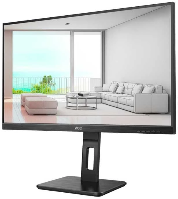 Monitorius AOC Q24P2Q LED ekranas 60,5 cm (23.8") 2560 x 1440 pikseliai Quad HD Juoda