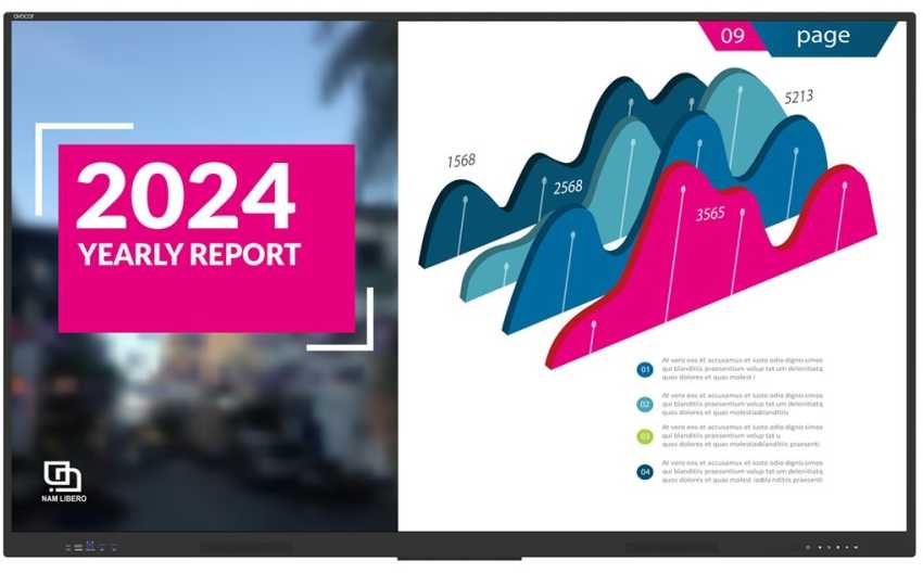 Monitorius Avocor AVOCOR E Serie AVE-6550 165cm 65''/