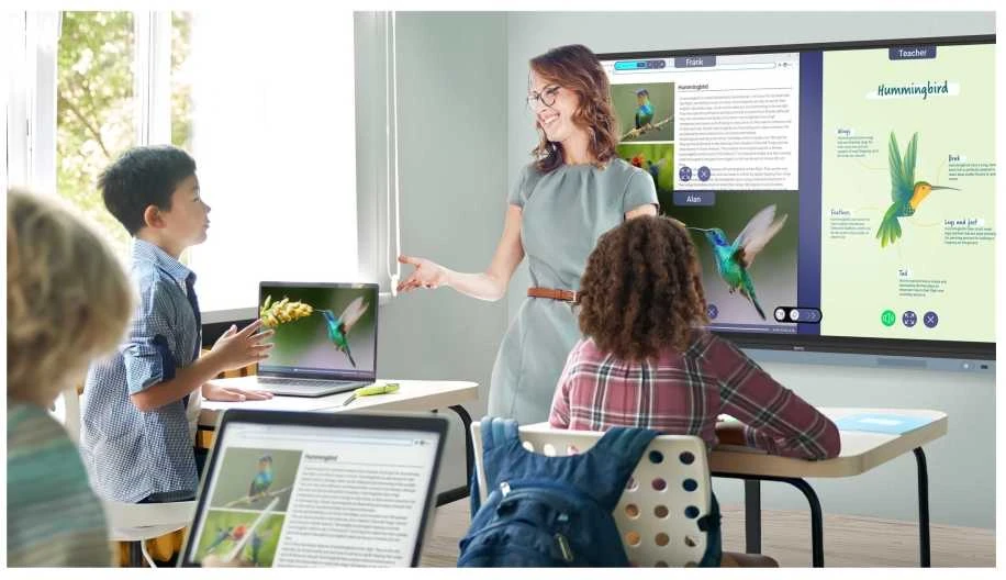 Monitorius Benq Board Master RM6504 | 65 " | 450 cd/m² | Landscape | 18/7 | Android | Wi-Fi | 8 ms | Jutiklinis ekranas