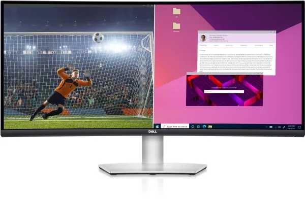 Monitorius DELL S Series S3423DWC, 86.4 cm (34"), 3440 x 1440 pikselių, Wide Quad HD, LCD, 4 ms, Juodas