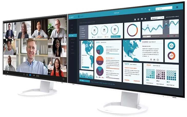 Monitorius EIZO EV2795EN 27" IPS 16:9 2560X1440 USB-C/70W RJ45 (Baltas)