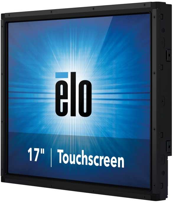 Monitorius ELO Touchsystems 1790 l, 17 colių LCD (LED foninis apšvietimas), atviras rėmelis, HDMI, VGA ir Ekrano prievado vaizdo sąsaja, AccuTouch, USB ir RS232 jutiklinio valdiklio sąsaja, pasaulinė versija, apsauga nuo akinimo, nėra maitinimo bloko