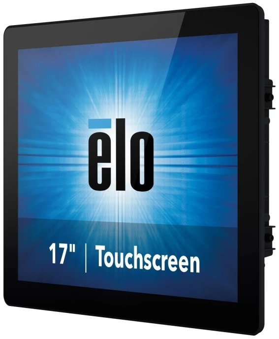 Monitorius ELO Touchsystems ELO 1790L, 17 colių šviesos diodas, atviras rėmelis, HDMI, VGA ir DP, projektuojamas talpinis 10 jutiklių nulinis rėmelis, USB jutiklinis valdiklis, skaidrus, nėra maitinimo bloko