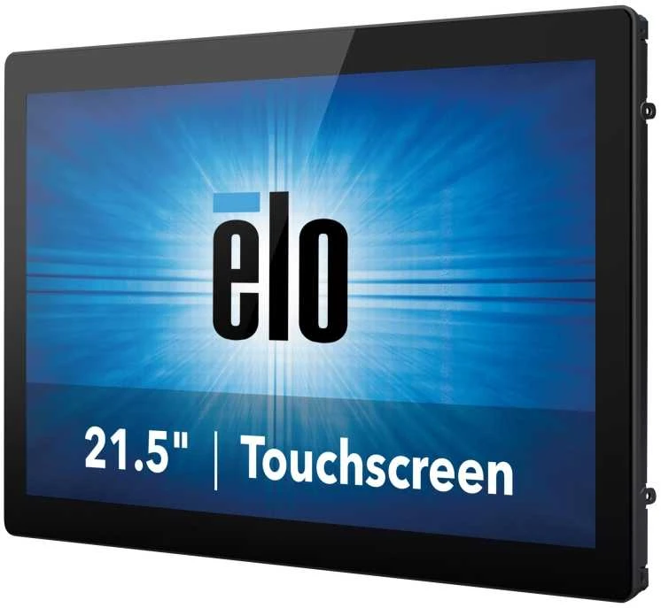 Monitorius ELO Touchsystems 2294L 21,5 colio pločio FHD, atviras rėmelis, VGA ir DP, PCAP, 10 Touch Zero-Bezel, USB jutiklinis valdiklis, Nėra maitinimo bloko