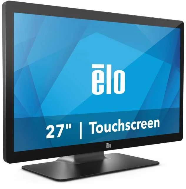 Monitorius ELO Touchsystems 2702L 27" stalinis kompiuteris, FHD 1920x1080p, projektuojamas talpinis 10 prisilietimų, USB valdiklis, skaidrus, nulinis rėmelis, VGA ir HDMI, c:Juodas