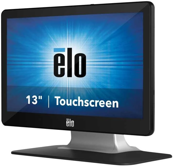 Monitorius ELO Touchsystems Touch 1302L 13,3 colio platus LCD darbalaukis, Full HD 1920 x 1080, projektuojamas talpinis 10 palietimų, USB valdiklis, apsauga nuo akinimo, nulinis rėmelis, USB-C, HDMI ir