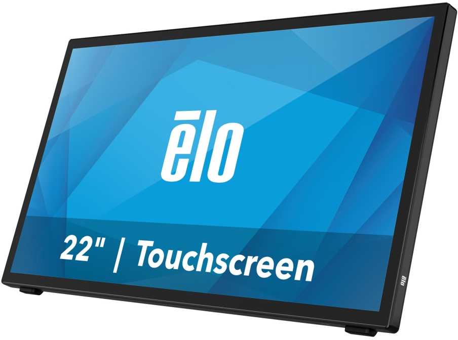 Monitorius ELO Touchsystems ET2270L-2UWA-1-BL-G 22 IN LCD/MNTR FHD PCAP 10TOUCH ANTI-GLARE