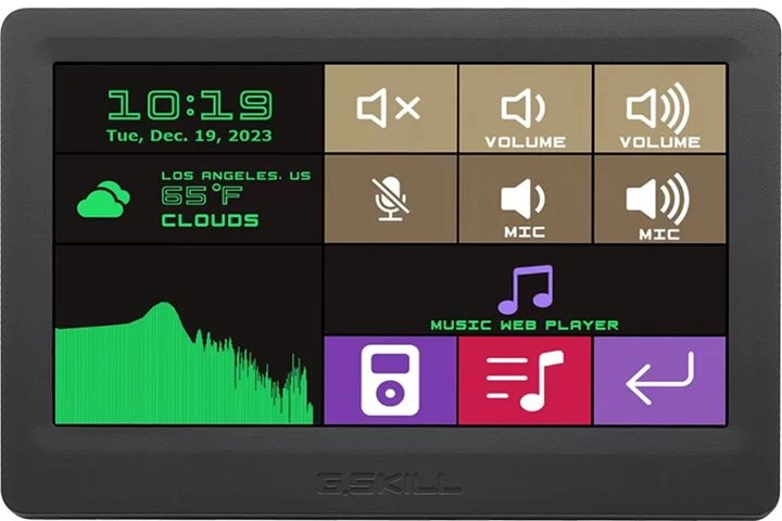 „G.Skill Widget“ prietaisų skydelis 7 colių jutiklinis skydelis | GD-A7PCCSK-WGD