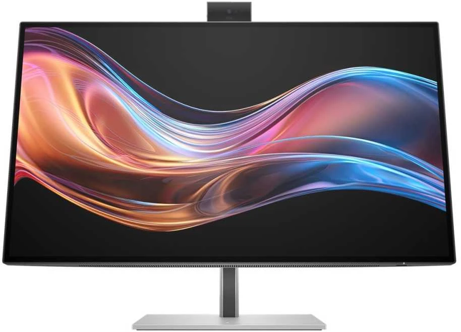 HP serijos 7 Pro 27 colių 4K konferencijų monitorius – 727 pm be PVC, 68,6 cm (27"), 3840 x 2160 pikselių, 4K Ultra HD, LCD, 5 ms, sidabrinis