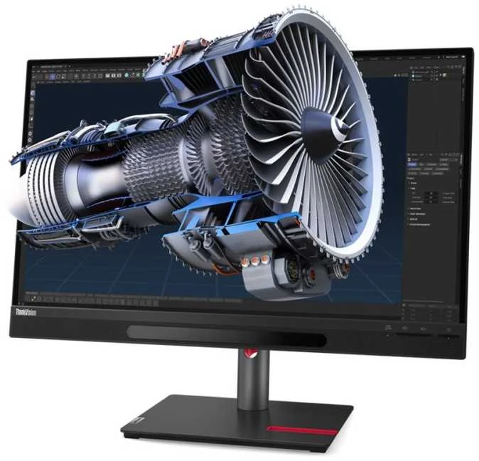 Monitorius LENOVO 27 colių UHD (3840X2160) / 3D / IPS ekranas / apsauga nuo akinimo 16:9 / HDMI / USB-C (100 W) / DP / RJ45 / 3 metų garantija