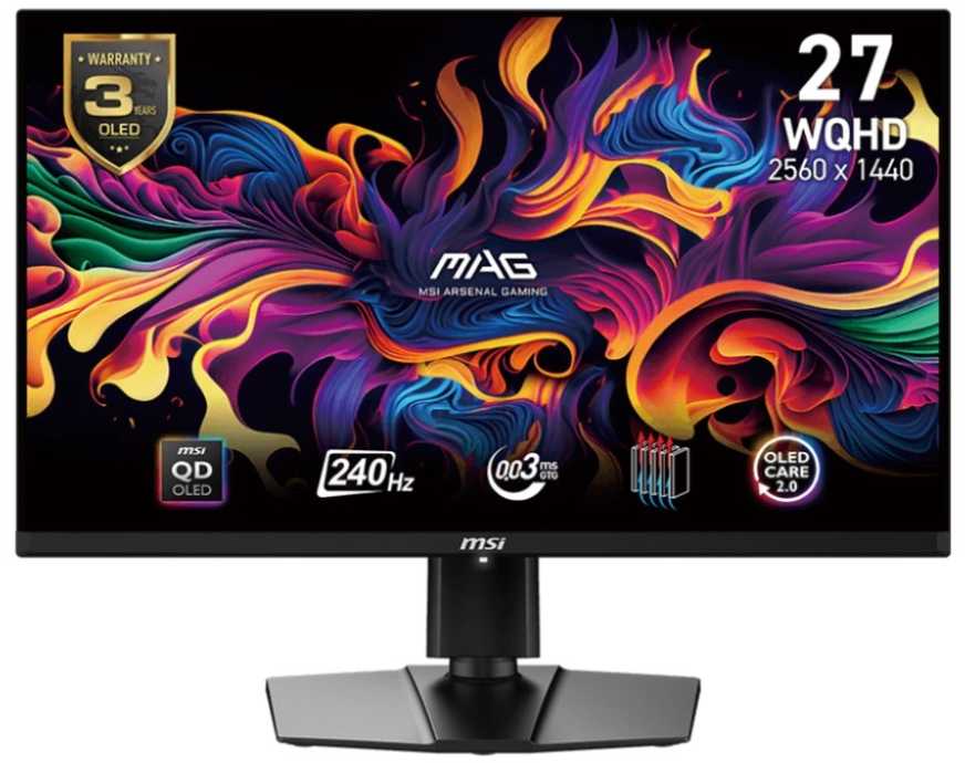 Monitorius MSI MAG 271QPXDE QD-OLED E2 | 9S6-3CD89T-011