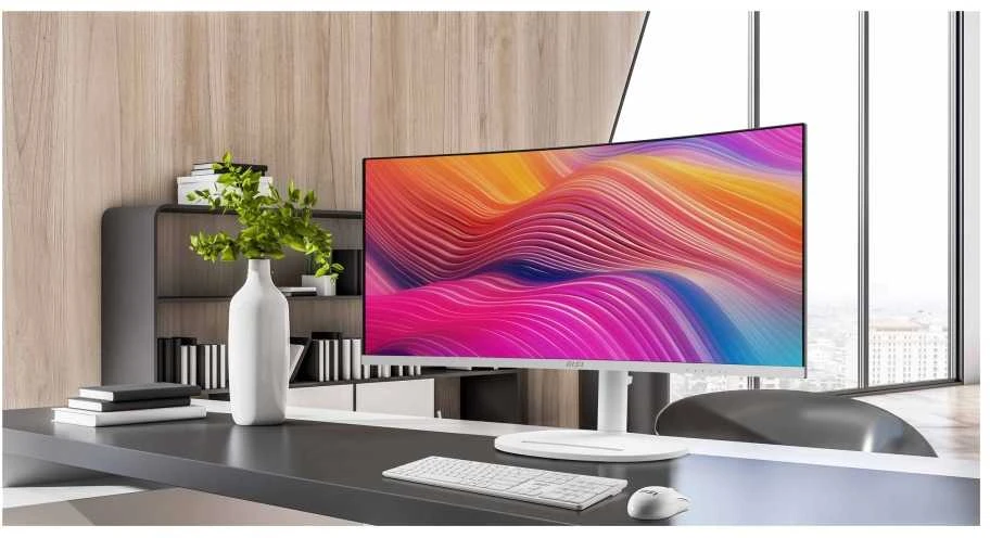 Monitorius MSI Modern MD342CQPW/34"/3440 x 1440 (UWQHD)/21:9/120Hz/VA/300 cd/m²/Speakers 2x 3W