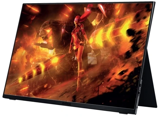 Monitorius Nilox NXMP17FHD601, 43.9 cm (17.3"), LED, 1920 x 1080 pikselių, Full HD, 16:9, 4 ms