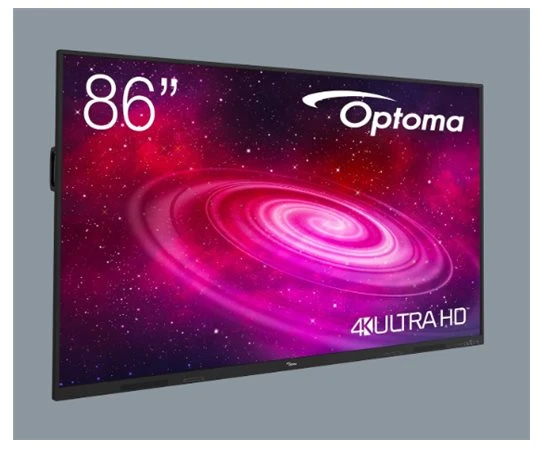 Monitorius Optoma 86 kalibras 1861RK 4K UHD, 8 GB RAM / 64 GB ROM, 40 pirštų lietimui jautrus ekranas, „Android 14“