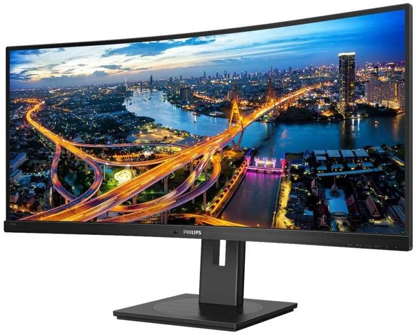 Monitorius Philips 346B1C/00, 34", VA, Lenktas, 3440 x 1440, 21:9, 5 ms, 100 Hz