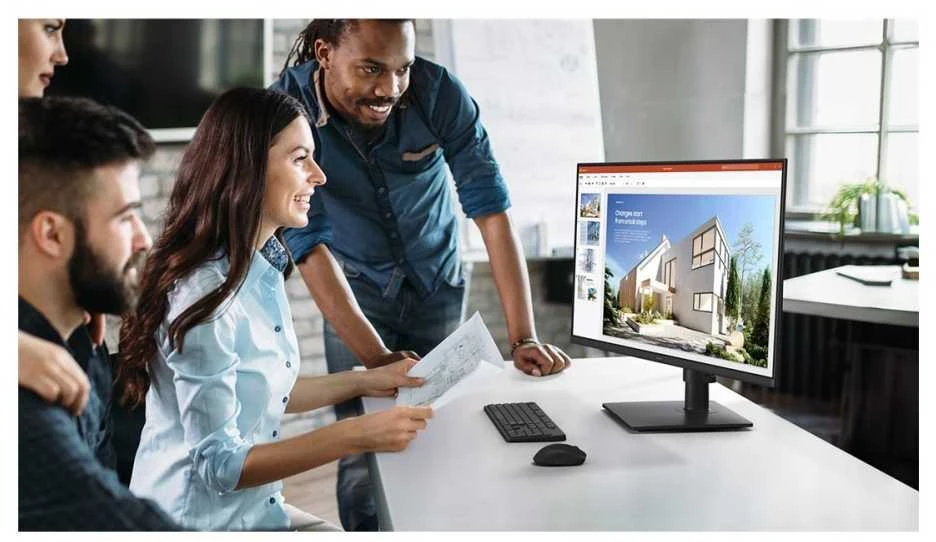 Monitorius - Samsung LS27D400GAUXEN 27", FHD, 100Hz, Juodas