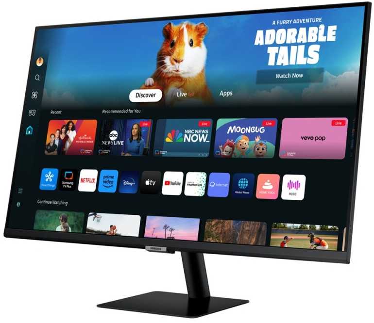 Monitorius - Samsung Išmanusis Monitorius M5 M50D 27" Full HD Juodas