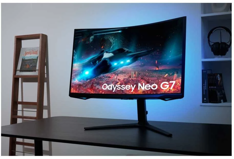 Monitorius Samsung LS32BG750NPX Gaming 165Hz 1ms Mini-LED + Quantum HDR 2000, Freesync Premium Pro, G-Sync Compatible UHD
