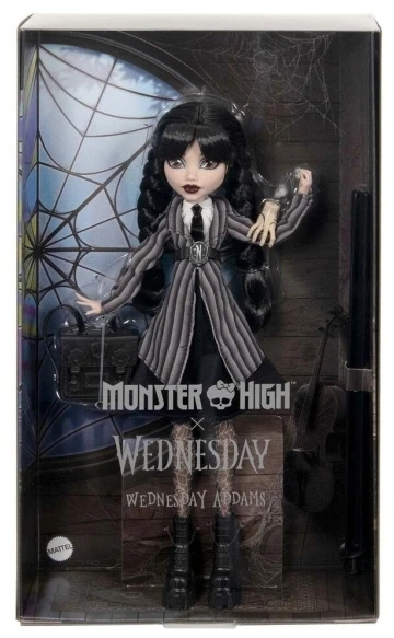 Lėlė Mattel MONSTER HIGH Wednesday (HXJ04)