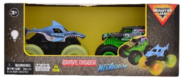 Monster Jam - 1:43 šviečiančių lempučių 2 vnt. pakuotė (6071482)