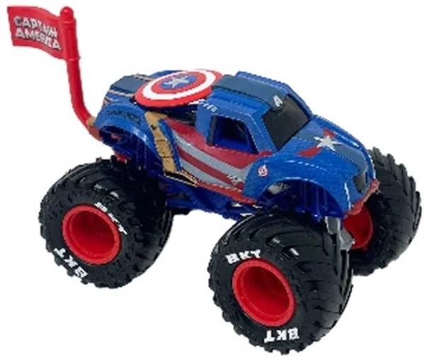 „Monster Jam“ – 1:64 „Marvel“ – Kapitonas Amerika (6071333)
