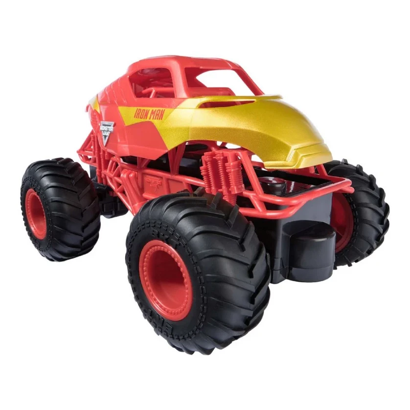 Spin Master Valdoma žaislinė mašinėlė MARVEL Monster Jam 1:24 RC Iron Man