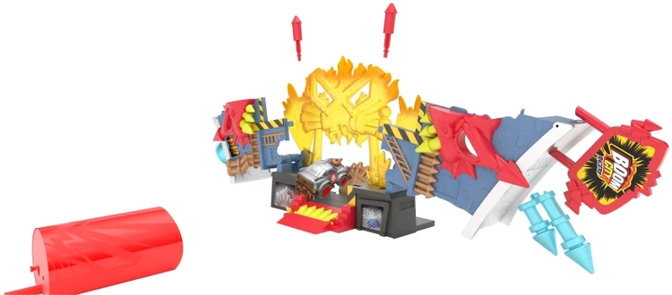 Moose Toys Tm Toys Boom City Racers fejerverkų gamyklos žaidimų rinkinys