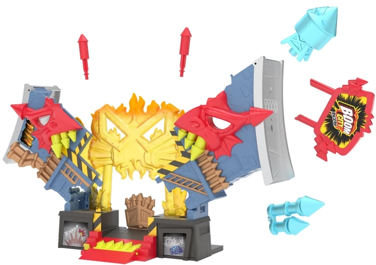 Moose Toys Tm Toys Boom City Racers fejerverkų gamyklos žaidimų rinkinys